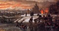 Die Überquerung des Flusses Berizina 1812 romantischer Sir Lawrence Alma Tadema